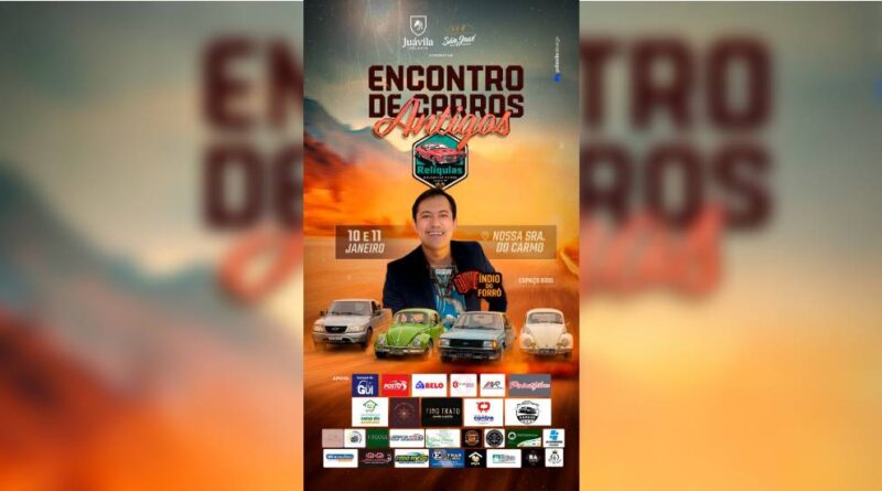 ENCONTRO DE CARROS ANTIGOS – RELÍQUIAS CLUBE – EM SENHORA DO CARMO
