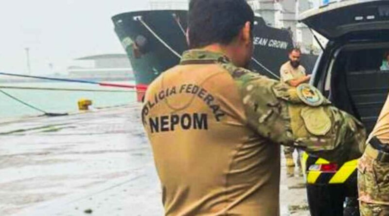 PF participa de operação internacional que resulta na apreensão de 1,3 tonelada de cocaína no Oceano