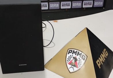 Polícia Militar apreende caixa de som após denúncia de perturbação do sossego em Itabira