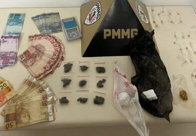 Polícia Militar prende suspeito e apreende adolescente por tráfico de drogas no bairro Boa Esperança, em Itabira