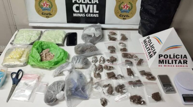 Operação conjunta resulta na apreensão de drogas sintéticas e prisão