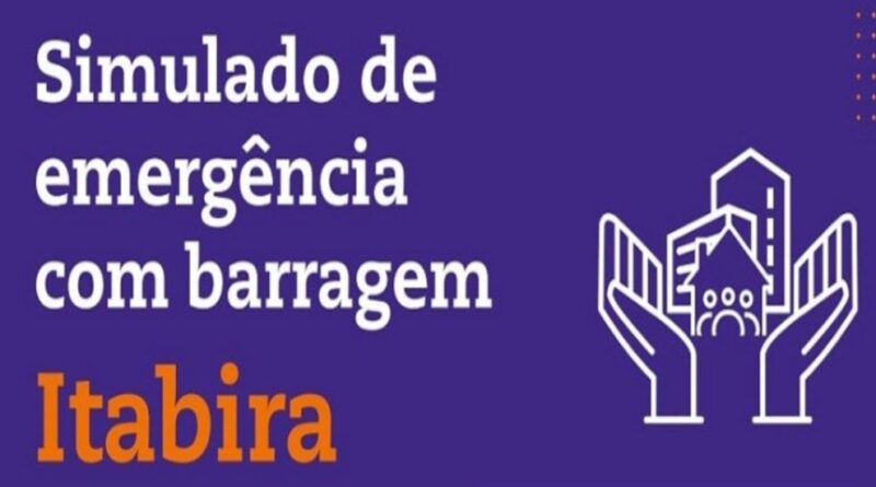 Itabira realiza simulado de emergência com barragens
