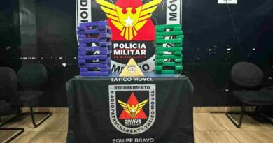 Ação policial resulta na apreensão de 50 barras de maconha em Caeté