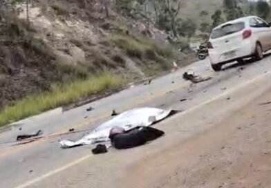 Homem morre em grave acidente próximo à rampa de voo livre na MG-129 em Itabira