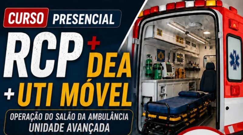 Itabira recebe curso presencial de RCP, DEA e operação de UTI Móvel