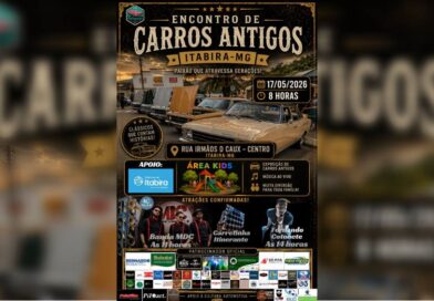 Relíquias Clube promove Encontro de Carros Antigos com shows e atrações em Itabira