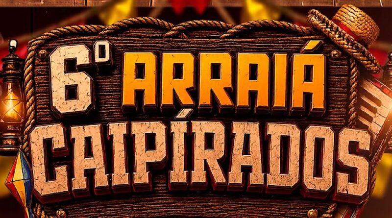 Arraiá Caipirados promete movimentar Itabira com música, tradição e transmissão de Brasil x Marrocos