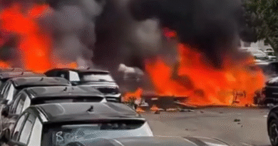 Colisão entre helicópteros deixa seis mortos e provoca incêndio na Zona Oeste do Rio