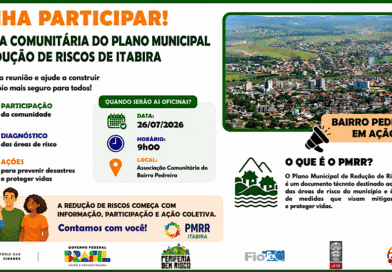 Comunidade de Itabira é convidada a participar da construção do Plano Municipal de Redução de Riscos
