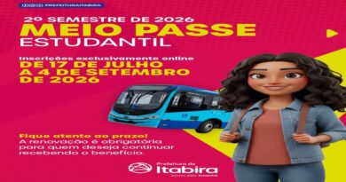 Meio Passe Estudantil abre inscrições para o segundo semestre em Itabira Meio Passe Estudantil abre inscrições para o segundo semestre em Itabira