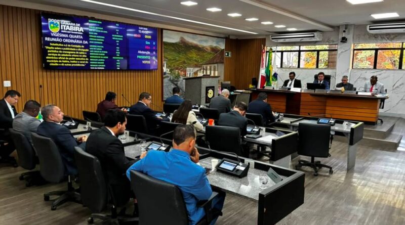 Câmara de Itabira aprova projeto que amplia transparência nos serviços de zeladoria