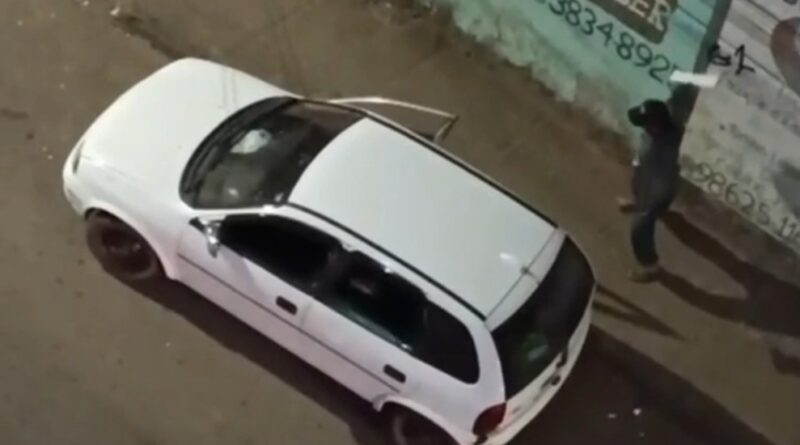 Homem é preso após agredir vítima com soco, mordida e faca; carro também foi danificado em Itabira