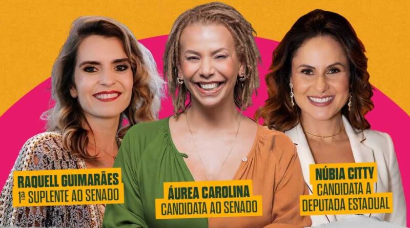 Áurea Carolina, Raquell Guimarães e Núbia City lançam campanha em Itabira