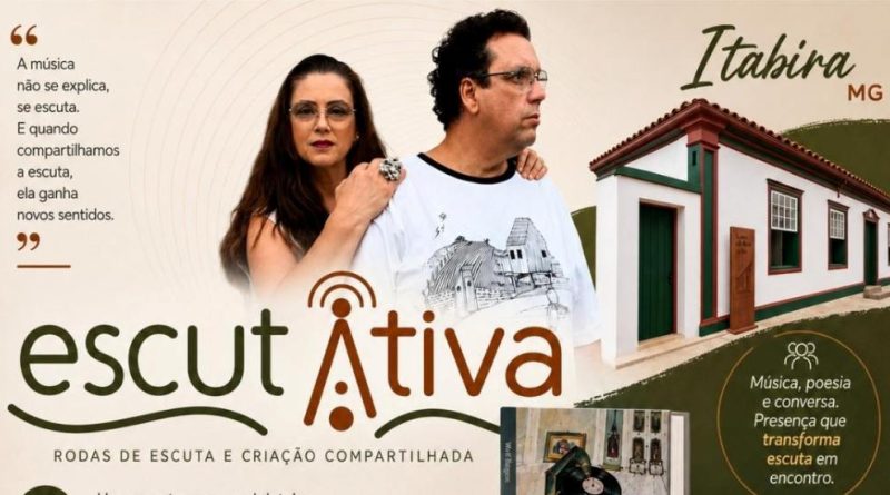 ITABIRA RECEBE O ESCUTATIVA, ENCONTRO QUE TRANSFORMA A ESCUTA MUSICAL EM EXPERIÊNCIA COMPARTILHADA
