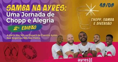 Samba na Ayres recebe segunda edição com Extrasambah em Itabira
