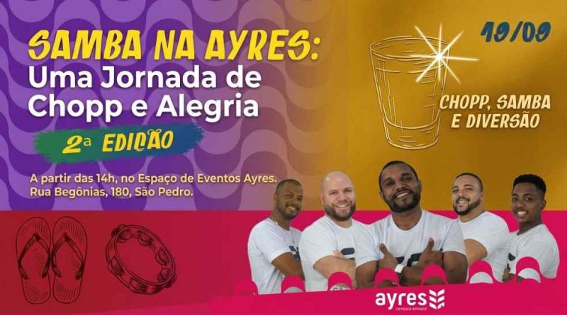Samba na Ayres recebe segunda edição com Extrasambah em Itabira