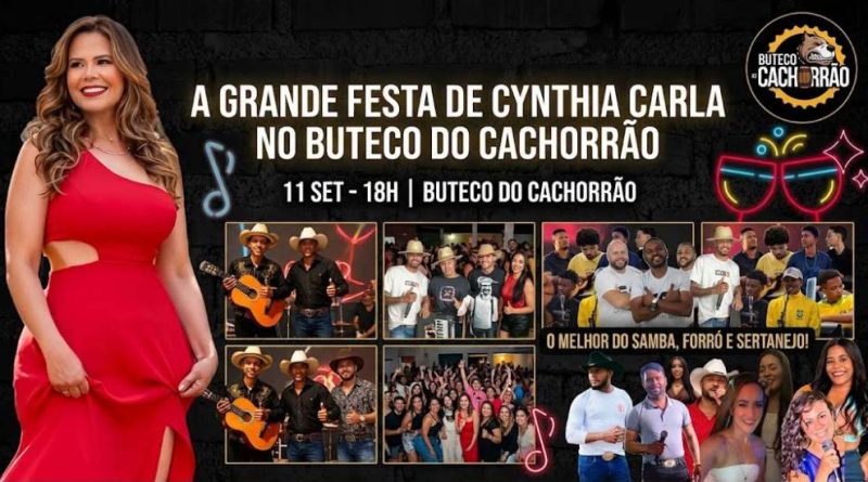 Aniversário da Promoter Cynthia Carla Promete Grande Festa no Buteco do Cachorrão