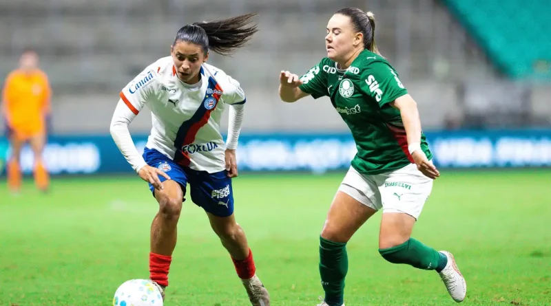 Brasileirão Feminino: Bahia e Palmeiras ficam no 1 a 1 pelas quartas